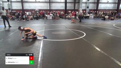 52 lbs Quarterfinal - Luca Ettari, Berkeley vs Jackson Almario, Unattached