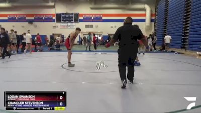 138 lbs Cons. Round 4 - Logan Swanson, Integrity Wrestling Club vs Chandler Stevenson, Heavy Hitting Hammers Wrestling Club