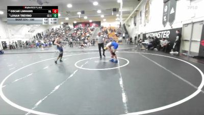 190 lbs Cons. Round 4 - Logan Trevino, Calvary Chapel/SA vs Oscar Linwang, Valencia/Placentia