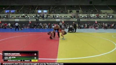 75 lbs Round 4 - Coy Wilson, Grapplers vs Brevig Hartwig, Lakeville Youth Wrestling