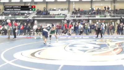 190 lbs Round Of 16 - Janeudy Cardella, Johnston vs Lincoln Tiernan, Bishop Hendricken