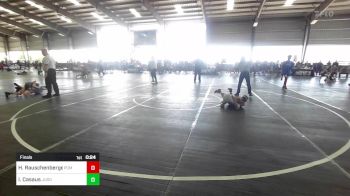 58 lbs Final - Hunter Rauschenberger, Pomona Elite vs Izrael Casaus, Juggernaut WC