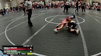 50 lbs Semifinal - Nikolaj Melevo, Rampage vs Hutson Rupert, Kent County Junior Wrestling