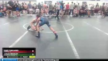 80 lbs Semifinal - Logan Brickley, U2 Upstate Uprising vs Dary Carcasses, Caveman