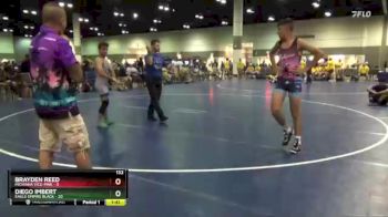 132 lbs Round 2 (6 Team) - Diego Imbert, Eagle Empire Black vs Brayden Reed, Michiana Vice-Pink