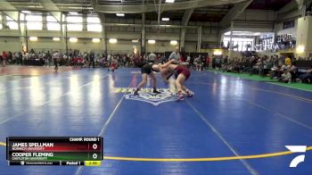 174 lbs Champ. Round 1 - Cooper Fleming, Castleton University vs James Spellman, Norwich University