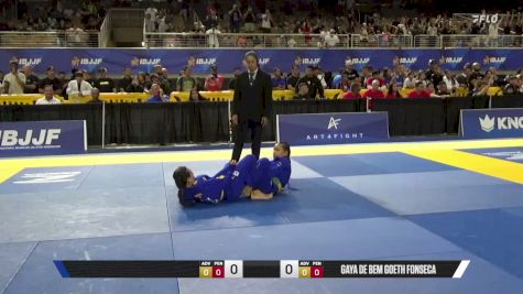 Gaya De Bem Goeth Fonseca vs EZRA SKAI GONZALES ATILLO 2026 Pan Kids Jiu-Jitsu IBJJF Championship