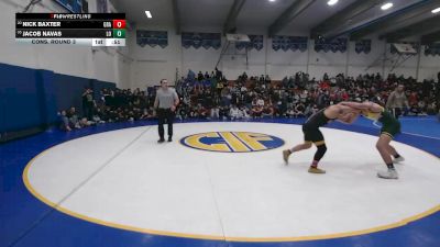 148 lbs Cons. Round 3 - Jacob Navas, Live Oak vs Nick Baxter, Granada