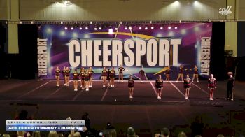 ACE Cheer Company - Burnout [2025 L4 Junior - Flex Day 1] 2025 CHEERSPORT Cartersville Classic