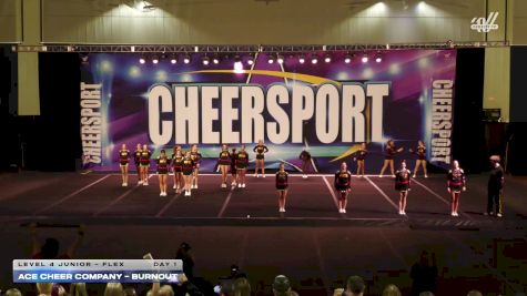 ACE Cheer Company - Burnout [2025 L4 Junior - Flex Day 1] 2025 CHEERSPORT Cartersville Classic