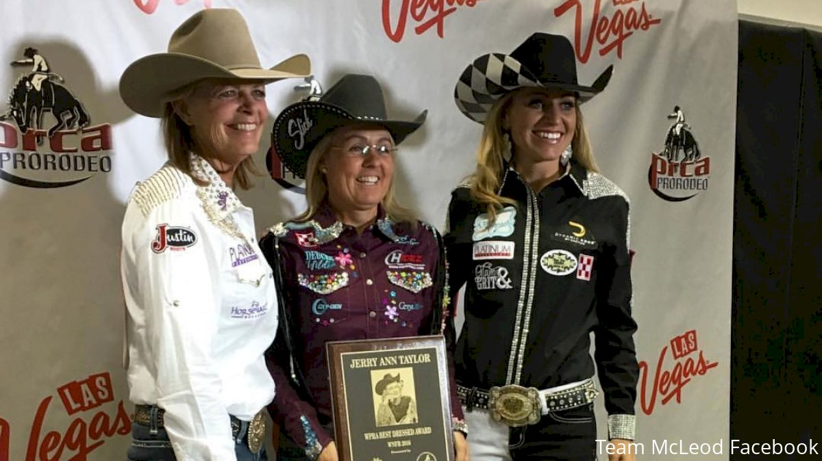 Michele McLeod Wins Jerry Ann Taylor Best Dressed Award at WNFR