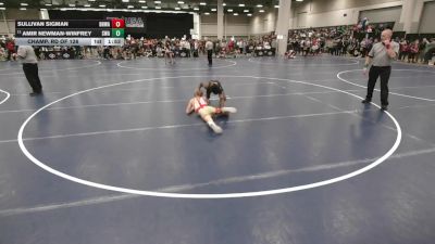 106 lbs Champ. Rd Of 128 - Amir Newman-Winfrey, Sebolt Wrestling Academy vs Sullivan Sigman, Black Hills Wrestling Academy