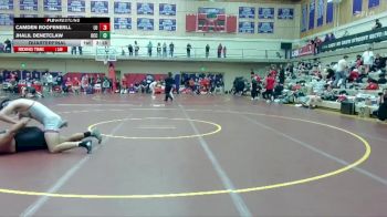 285 lbs Quarterfinal - Camden Roofenerll, Linfield University vs Jhalil Denetclaw, Umpqua Community College