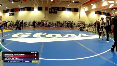 98 lbs Round 2 - Jayden Jacobs, Brentsville District High Scho vs Maverick Hoversten, VB Fighthouse