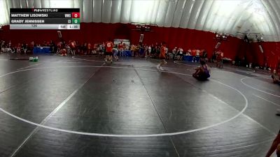 126 lbs Round 1 (8 Team) - Matthew Lisowski, Wheaton Warrenville South vs Grady Jennissen, Cambridge-Isanti Blue