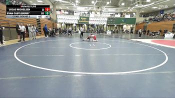 113 lbs Cons. Round 2 - Lucas Michelsen, Cathedral Catholic vs Evan Castleberry, Corona Del Sol