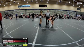 105 lbs Round 3 (8 Team) - Ayden Hudson, Warhawks Wrestling vs George Jolley, Kraken