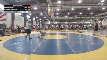 123 lbs Round 4 (12 Team) - Cole Borzio, Steller Trained Thorn vs Caleb Schaffer, Steller Trained Fox