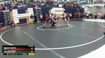 105 lbs. Semifinal - Killian Evans, Blue Springs South vs Kelsey Watts, Nixa