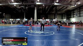 106 lbs Round 3 (4 Team) - Cristian Rojas, GROUND UP USA vs Zach Fuller, SLAUGHTERHOUSE / WTF