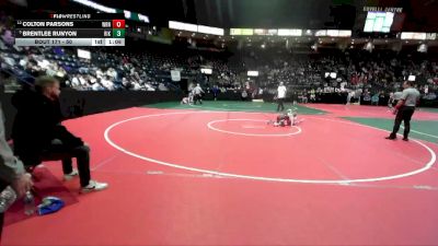50 lbs Champ. Round 2 - Brentlee Runyon, RIKA vs Colton Parsons, WRN2