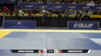 Connor Matthew Kit vs Maverick Liam Weaver 2026 Pan Kids Jiu-Jitsu IBJJF Championship