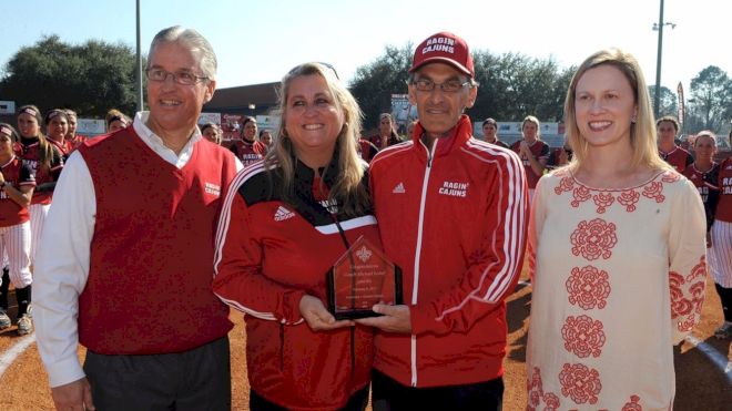 For the Love of the Game: A Look at Ragin' Cajun Softball's Power Couple
