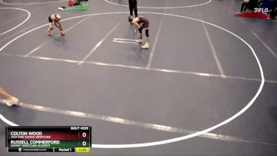 67 lbs Semifinal - Russell Commerford, Summit Wrestling Academy vs Colton Wood, Jack Pine Savage Wrestling