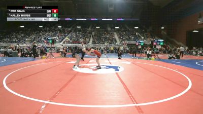 145 lbs Quarterfinal - Evie Stahl, Evanston vs Halley House, Cheyenne East