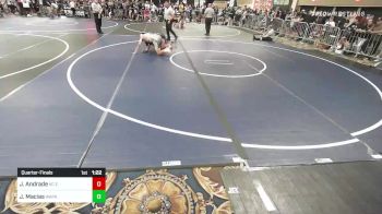 190 lbs Quarterfinal - Julian Andrade, KC Elite vs Jordy Macias, Wapato