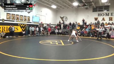 120 lbs 3rd Place Match - Allan Scott, HLV, Victor vs Cooper Frost, Wapsie Valley