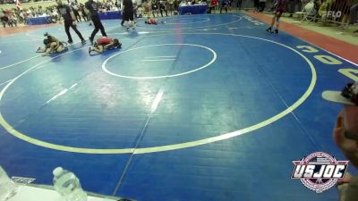 58 lbs Round Of 16 - Gabriel Coyle, Amped Wrestling Club vs Caedmon Robinson, Saints Youth Wrestling Club