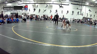 103 A Semifinal - Heather Crull, McKendree University vs Madison Avila, North Central University