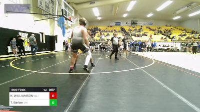 285-A lbs Semifinal - KONWAY WILLIAMSON, Salina vs Tucker Barber, Jay