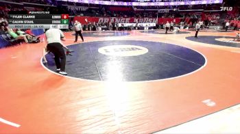2A 120 lbs Cons. Round 1 - Tyler Clarke, Chatham (Glenwood) vs Calvin Stahl, Chicago (St. Patrick)