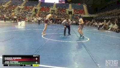 113 lbs Semis & 1st Wb (8 Team) - Jake Mattern, E1-West Fargo Sheyenne vs Hudson Egeberg, W2-Bismarck