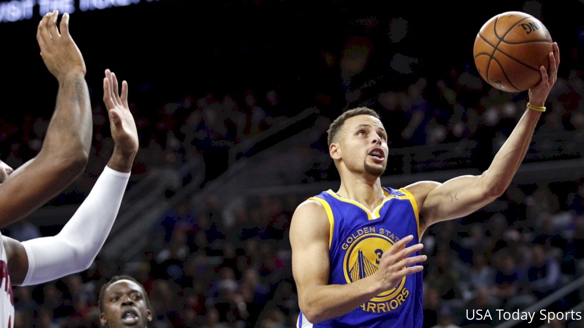 Steph Curry Shows Off Volleyball Skill in Warm-Ups