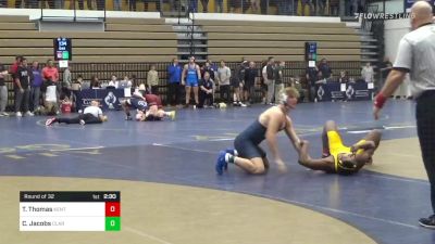 197 lbs Round Of 32 - Trent Thomas, Kent State vs Connor Jacobs, Clarion