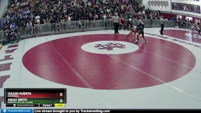 132 lbs Champ. Round 1 - Julian Huerta, Chaparral vs Diego Brito, Granite Hills (El Cajon)