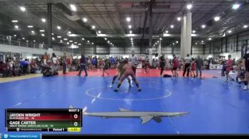 125 lbs Placement (4 Team) - Jayden Wright, BLACKHAWK WC vs Gage Carter, GREAT BRIDGE WRESTLING CLUB