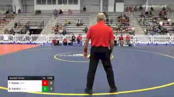 126 lbs Quarterfinal - Tyler Kasak, Team Kong United vs Brady Hankin, Team Shutt South