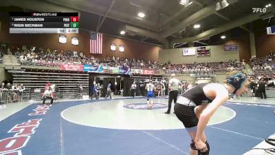 1A 120 lbs Quarterfinal - James Houston, Panguitch vs Rigin Beckman, Piute