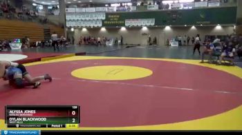 126 lbs Cons. Round 3 - Alyssa Jones, Rancho Bernardo vs Dylan Blackwood, West Hills