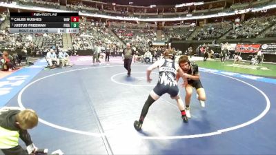 157-4A Champ. Round 1 - Justus Freeman, Pueblo East vs Caleb Hughes, Widefield