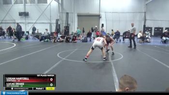 110 lbs Finals (2 Team) - Logan Hartzell, Warhawks vs Lucas Drake, Mat Assassins