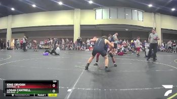 130 lbs Round 4 (6 Team) - King Orvosh, Dogtown vs Logan Cantrell, Bad Bass