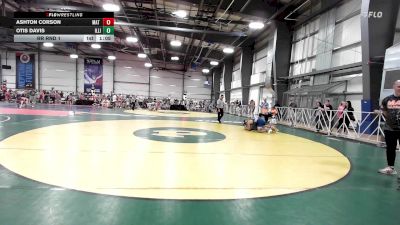 165 lbs Rr Rnd 1 - Ashton Corson, Mat Warriors Blue vs Otis Davis, Illinois Menace