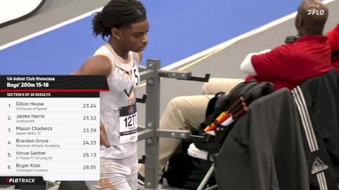 High School Boys' 200m, Finals 9