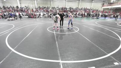 122 lbs Rr Rnd 2 - Zeke Quintero, Miners WC vs Logan Holland, Badlands Elite