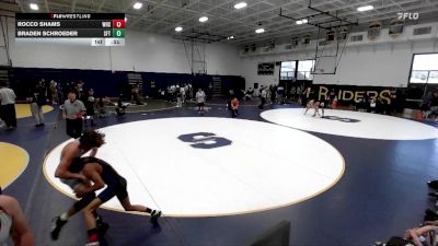 126 lbs Cons. Round 4 - Braden Schroeder, SD Move vs Rocco Shams, Westlake High School